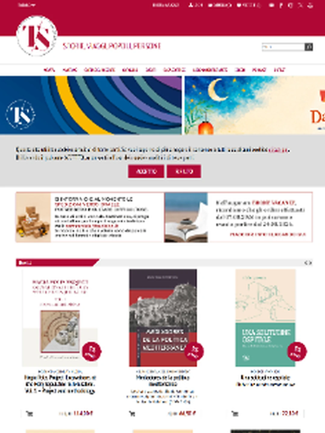 TSE Edizioni website snapshot